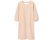 モンブラン/予防衣(男女兼用・長袖)エプロン 24-8145-0403 L 74-409(シェルピンク)