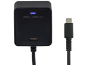 朝日電器/雷サージ付 TypeC直結式充電器 PD20W 1m Cポート