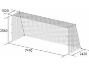 TOEI LIGHT �g�[�G�C���C�g/��ʃT�b�J�[�S�[���l�b�g �T�b�� 2��1�g �|���G�X�e�������� 235T/120�{