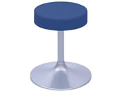 高田ベッド/A型クランケチェアー φ360mm H350 メディブルー/TB-1562-01