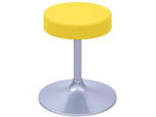 高田ベッド/A型クランケチェアー φ360mm H350 イエロー/TB-1562-01