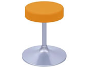 高田ベッド/A型クランケチェアー φ360mm H350 オレンジ/TB-1562-01