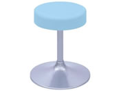 高田ベッド/A型クランケチェアー φ360mm H400 スカイブルー/TB-1562-01