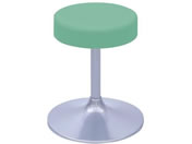 高田ベッド/A型クランケチェアー φ360mm H400 ライトグリーン/TB-1562-01