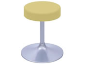 高田ベッド/A型クランケチェアー φ360mm H450 アイボリー/TB-1562-01