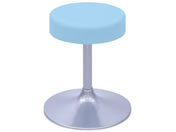 高田ベッド/A型クランケチェアー φ360mm H450 スカイブルー/TB-1562-01