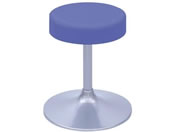 高田ベッド/A型クランケチェアー φ360mm H450 ライトブルー/TB-1562-01