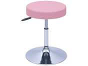 高田ベッド/G型クランケチェアー φ390mm H420-530 ピンク/TB-1562-02