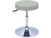 高田ベッド/G型クランケチェアー φ390mm H420-530 グレー/TB-1562-02