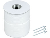 TOEI LIGHT トーエイライト/グランドロープ 6×300(3) 白 杭(G1591)つき