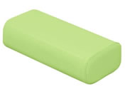 高田ベッド/かどまるマクラ 診察枕 23-5276-0018 ビニルレザーライムグリーン 高田ベッド製作所 TB-77C-66(H9CM)