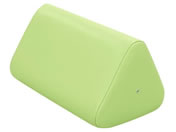 高田ベッド/カラー三角マクラ ライムグリーン/TB-77C-13