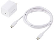 �G���R��/USB-C�[�d�� �P�[�u���t 45W �z���C�g/MPA-AC12345WH