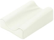 高田ベッド/採血用枕(アーム用)アーム用 腕枕 24-2268-0001 ビニルレザー白 高田ベッド製作所 TB-77C-165(W250XD200