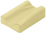 高田ベッド/採血用枕(アーム用)アーム用 腕枕 24-2268-0002 ビニルレザーアイボリー 高田ベッド製作所 TB-77C-165(W250XD200