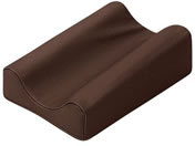 高田ベッド/採血用枕(アーム用)アーム用 腕枕 24-2268-0004 ビニルレザー茶 高田ベッド製作所 TB-77C-165(W250XD200