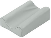 高田ベッド/採血用枕(アーム用)アーム用 腕枕 24-2268-0009 ビニルレザーグレー 高田ベッド製作所 TB-77C-165(W250XD200