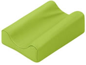 高田ベッド/採血用枕(アーム用)アーム用 腕枕 24-2268-0011 ビニルレザー抹茶 高田ベッド製作所 TB-77C-165(W250XD200