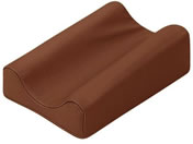 高田ベッド/採血用枕(アーム用)アーム用 腕枕 24-2268-0017 ビニルレザーライトブラウン 高田ベッド製作所 TB-77C-165(W250XD200