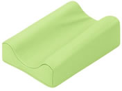 高田ベッド/採血用枕(アーム用)アーム用 腕枕 24-2268-0018 ビニルレザーライムグリーン 高田ベッド製作所 TB-77C-165(W250XD200