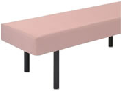 高田ベッド/診察台カバー(綿製)診察ベッドカバー 20-3802-0004 ピンク 高田ベッド製作所 TB-75-01(70X180CM)