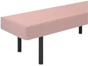 高田ベッド/診察台カバー(綿製)診察ベッドカバー 20-3802-0204 ピンク 高田ベッド製作所 TB-75-01(65X180CM)