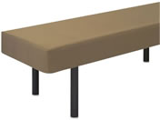 高田ベッド/診察台カバー(綿製)診察ベッドカバー 20-3802-0206 キャメル 高田ベッド製作所 TB-75-01(65X180CM)