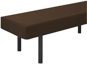 高田ベッド/診察台カバー(綿製)診察ベッドカバー 20-3802-0207 ブラウン 高田ベッド製作所 TB-75-01(65X180CM)