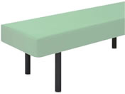 高田ベッド/診察台カバー(綿製)診察ベッドカバー 20-3802-0302 グリーン 高田ベッド製作所 TB-75-01(60X190CM)