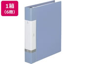 G)リヒトラブ/リクエスト クリヤーブック差替式A4 30穴 背幅50mm 水 6冊/G3803-14