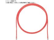PANDUIT/カテゴリ6A UTPパッチコード 24AWG単線 ケーブル径:Φ6.4mm 10m 赤 UTP6AX10MRD UTP6AX10MRD