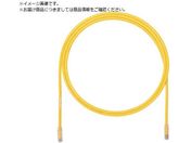 PANDUIT/カテゴリ6A UTPパッチコード 24AWG単線 ケーブル径:Φ6.4mm 10m 黄 UTP6AX10MYL UTP6AX10MYL