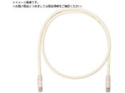 PANDUIT/カテゴリ6A UTPパッチコード 24AWG単線 ケーブル径:Φ6.4mm 1m オフホワイト UTP6AX1M UTP6AX1M