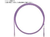 PANDUIT/カテゴリ6A UTPパッチコード 24AWG単線 ケーブル径:Φ6.4mm 2m 紫 UTP6AX2MVL UTP6AX2MVL