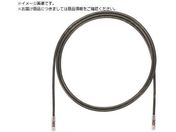 PANDUIT/カテゴリ6A UTPパッチコード 24AWG単線 ケーブル径:Φ6.4mm 3m 黒 UTP6AX3MBL UTP6AX3MBL