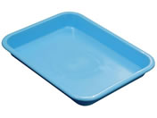 ���{�㗝���/PP�o�b�g No.5BL No.5 �v���X�`�b�N�g���[ 23-7220-14 350X280X47MM(�u���[)