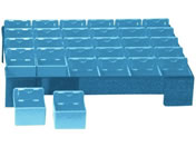 日本医理器材/カラー散薬トレー(30人用)投薬トレー 23-5664-00 KT-30(ブルー)