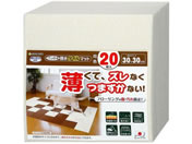 サンコー/おくだけ吸着 ペット用撥水タイルマット アイボリー 20枚