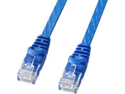 �T�����T�v���C/�J�e�S��6�t���b�gLAN�P�[�u�� 0.5m �u���[/LA-FL6-005BL