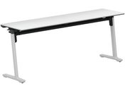 G)コクヨ/フラップテーブル カーム 棚付 ホワイト W1800×D450