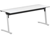 G)コクヨ/フラップテーブル カーム 棚付 ホワイト W1800×D600