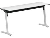 G)コクヨ/フラップテーブル カーム 棚付 ホワイト W1500×D450