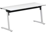 G)コクヨ/フラップテーブル カーム 棚付 ホワイト W1500×D600