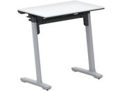 G)コクヨ/フラップテーブル カーム 棚付 ホワイト W700×D450