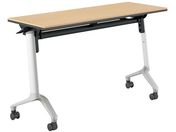 G)コクヨ/テーブル CONFEST 棚付 ナチュラル W1200×D450