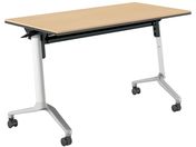 G)コクヨ/テーブル CONFEST 棚付 ナチュラル W1200×D600