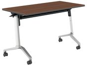 G)コクヨ/テーブル CONFEST 棚付 ブラウン W1200×D600