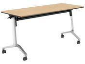 G)コクヨ/テーブル CONFEST 棚付 ナチュラル W1500×D600