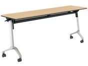 G)コクヨ/テーブル CONFEST 棚付 ナチュラル W1800×D450