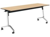 G)コクヨ/テーブル CONFEST 棚付 ナチュラル W1800×D600